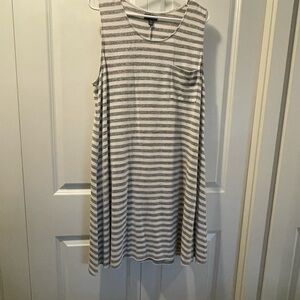 Market and Spruce Meg Knit Striped Tank Dress XXL